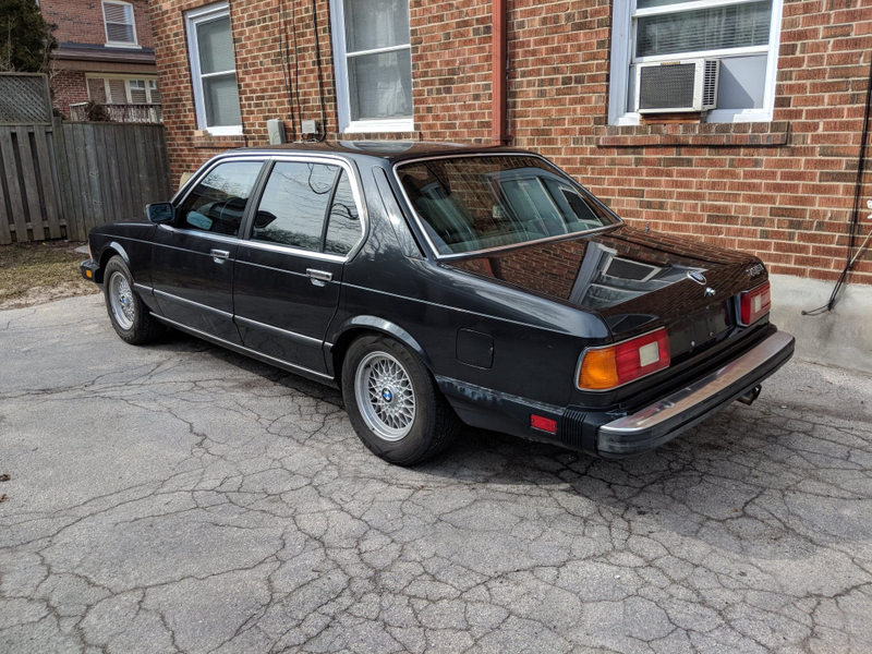 Illustration for article titled Lol Patrick George thinks he's hard for daily-ing an E23 7-Series